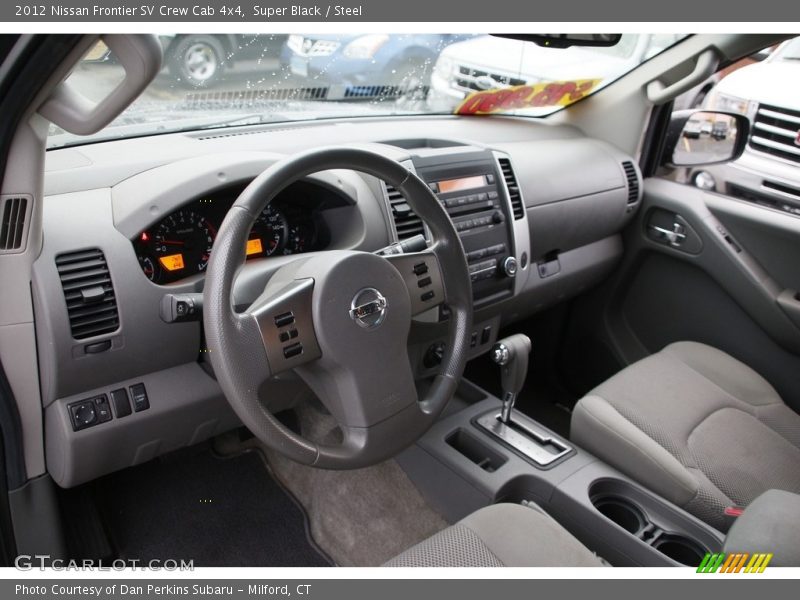 Super Black / Steel 2012 Nissan Frontier SV Crew Cab 4x4