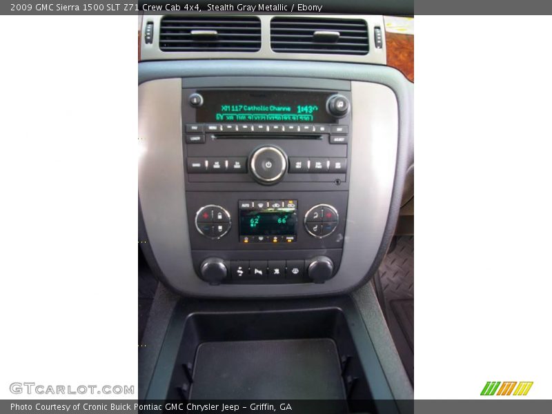 Stealth Gray Metallic / Ebony 2009 GMC Sierra 1500 SLT Z71 Crew Cab 4x4