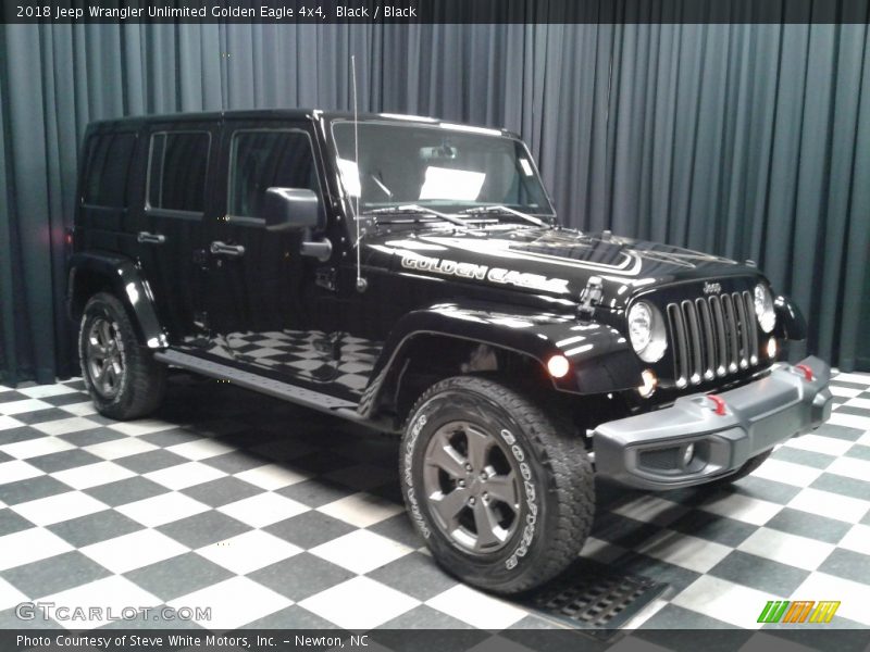 Black / Black 2018 Jeep Wrangler Unlimited Golden Eagle 4x4