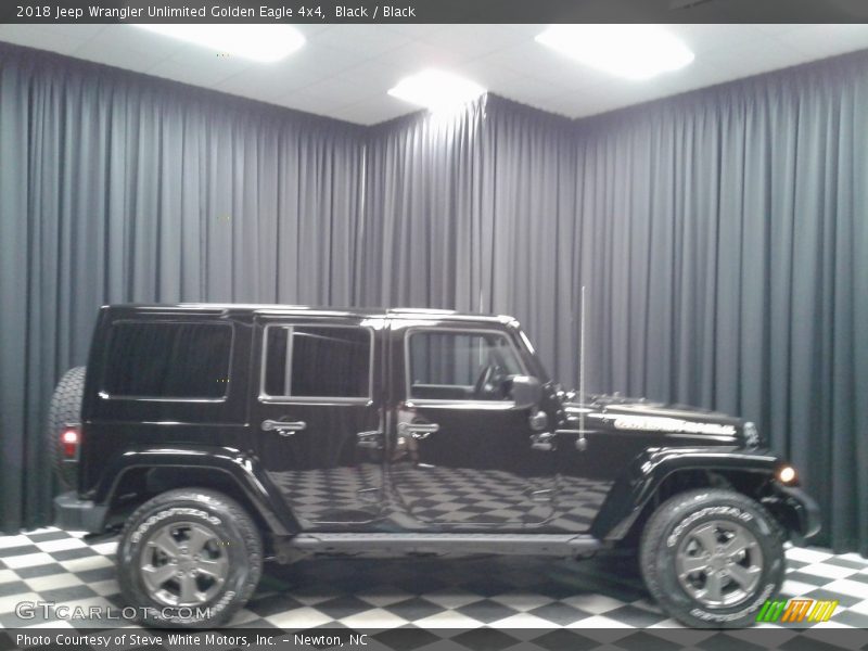 Black / Black 2018 Jeep Wrangler Unlimited Golden Eagle 4x4
