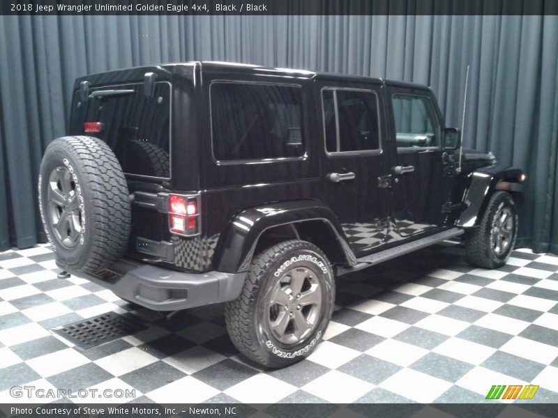 Black / Black 2018 Jeep Wrangler Unlimited Golden Eagle 4x4