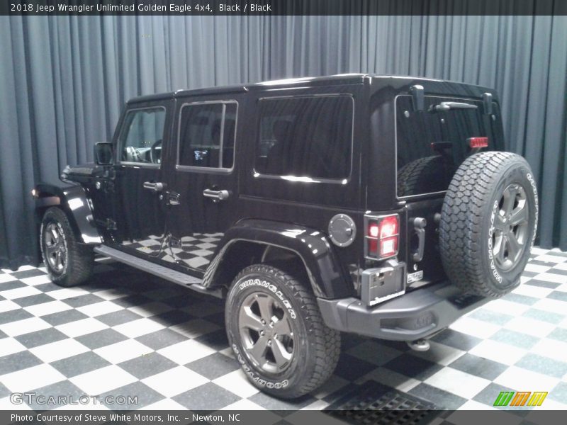 Black / Black 2018 Jeep Wrangler Unlimited Golden Eagle 4x4