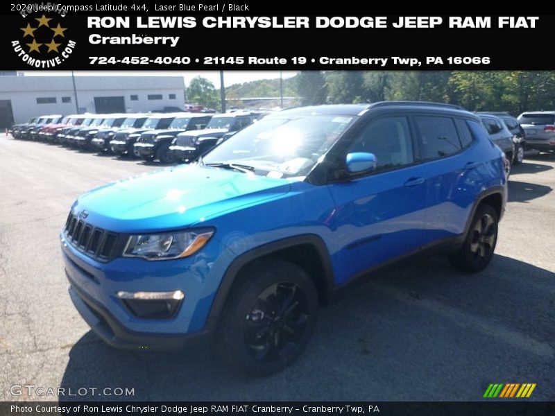 Laser Blue Pearl / Black 2020 Jeep Compass Latitude 4x4