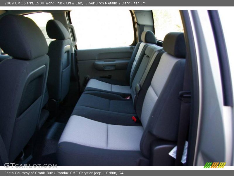 Silver Birch Metallic / Dark Titanium 2009 GMC Sierra 1500 Work Truck Crew Cab