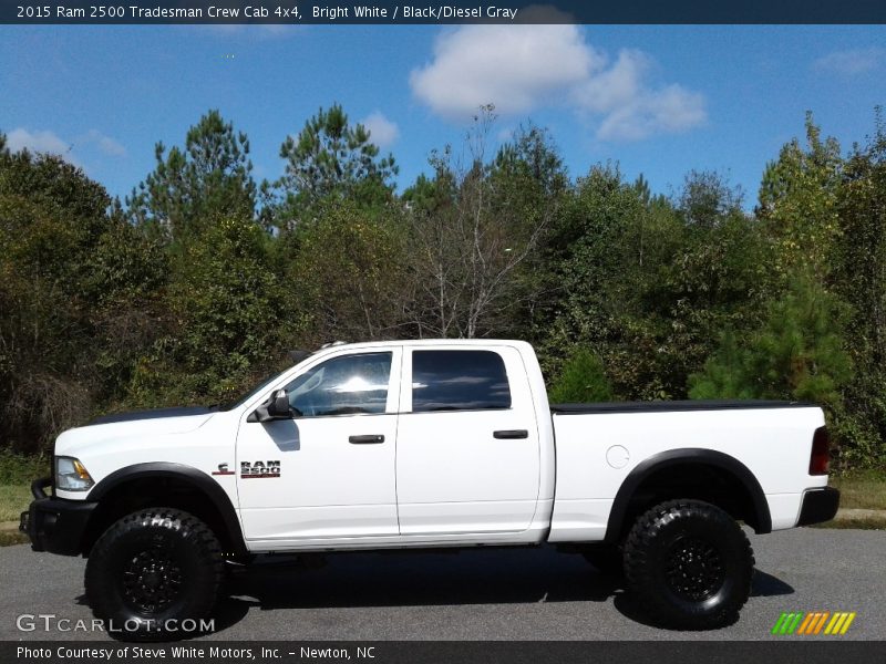 Bright White / Black/Diesel Gray 2015 Ram 2500 Tradesman Crew Cab 4x4