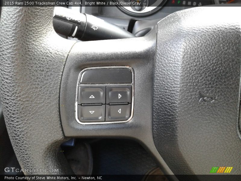 Bright White / Black/Diesel Gray 2015 Ram 2500 Tradesman Crew Cab 4x4