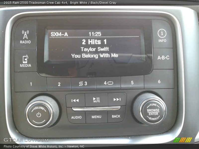 Bright White / Black/Diesel Gray 2015 Ram 2500 Tradesman Crew Cab 4x4