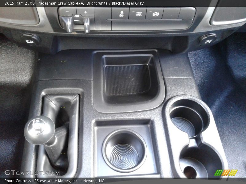 Bright White / Black/Diesel Gray 2015 Ram 2500 Tradesman Crew Cab 4x4