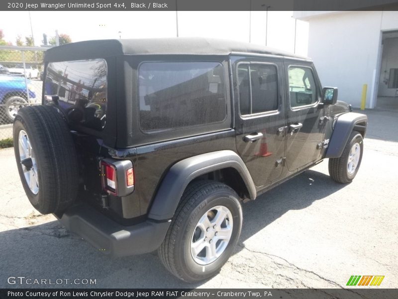 Black / Black 2020 Jeep Wrangler Unlimited Sport 4x4