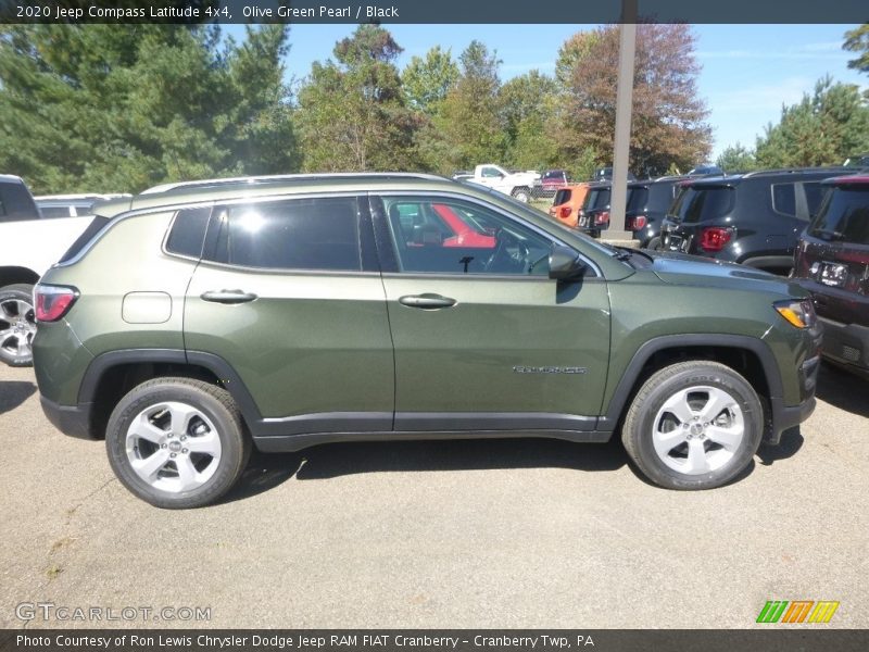 Olive Green Pearl / Black 2020 Jeep Compass Latitude 4x4