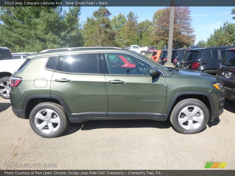 Olive Green Pearl / Black 2020 Jeep Compass Latitude 4x4