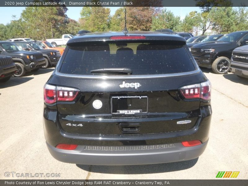 Diamond Black Crystal Pearl / Black 2020 Jeep Compass Latitude 4x4