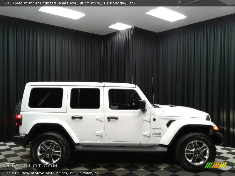 Bright White / Dark Saddle/Black 2020 Jeep Wrangler Unlimited Sahara 4x4