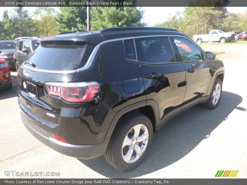 Diamond Black Crystal Pearl / Black 2020 Jeep Compass Latitude 4x4