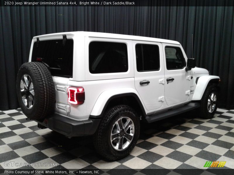 Bright White / Dark Saddle/Black 2020 Jeep Wrangler Unlimited Sahara 4x4