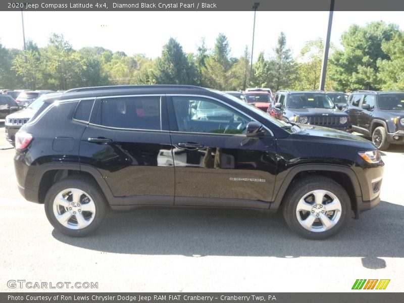 Diamond Black Crystal Pearl / Black 2020 Jeep Compass Latitude 4x4