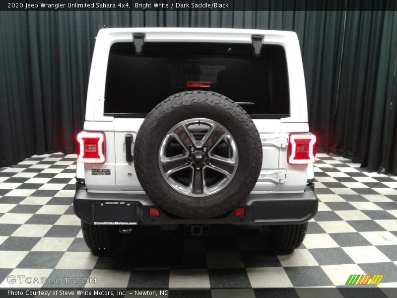 Bright White / Dark Saddle/Black 2020 Jeep Wrangler Unlimited Sahara 4x4