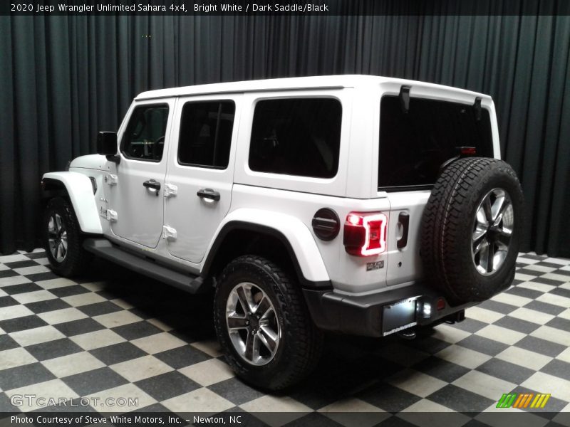 Bright White / Dark Saddle/Black 2020 Jeep Wrangler Unlimited Sahara 4x4