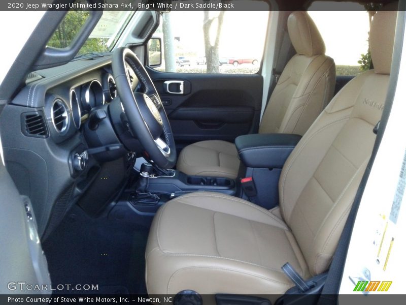 Front Seat of 2020 Wrangler Unlimited Sahara 4x4