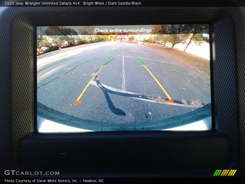 Bright White / Dark Saddle/Black 2020 Jeep Wrangler Unlimited Sahara 4x4