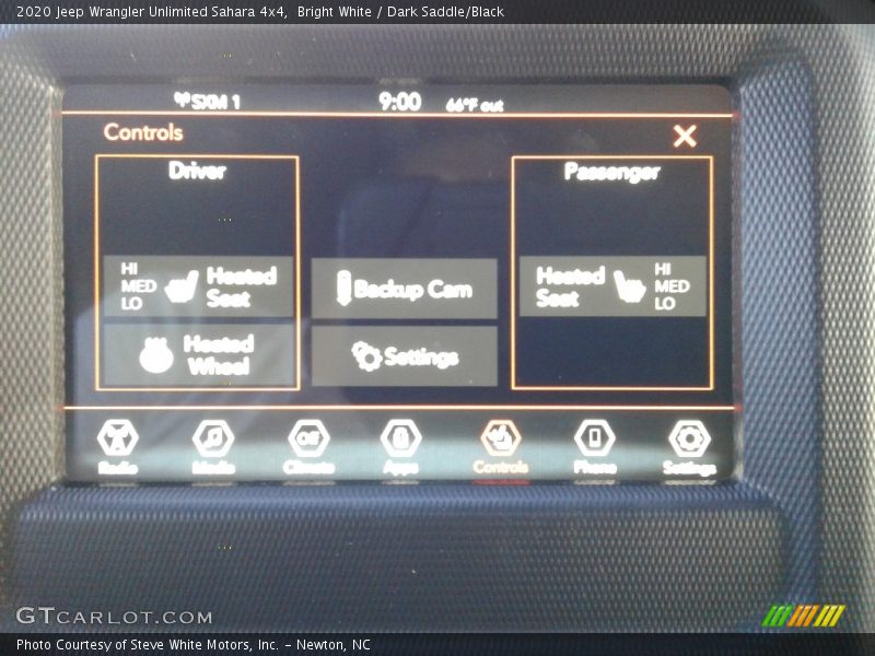Bright White / Dark Saddle/Black 2020 Jeep Wrangler Unlimited Sahara 4x4