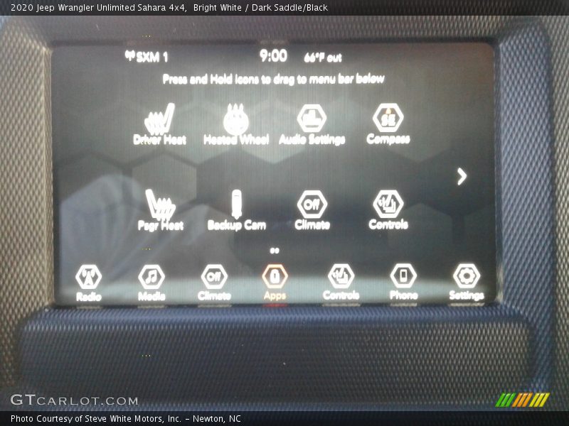 Bright White / Dark Saddle/Black 2020 Jeep Wrangler Unlimited Sahara 4x4
