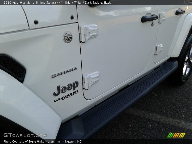 Bright White / Dark Saddle/Black 2020 Jeep Wrangler Unlimited Sahara 4x4