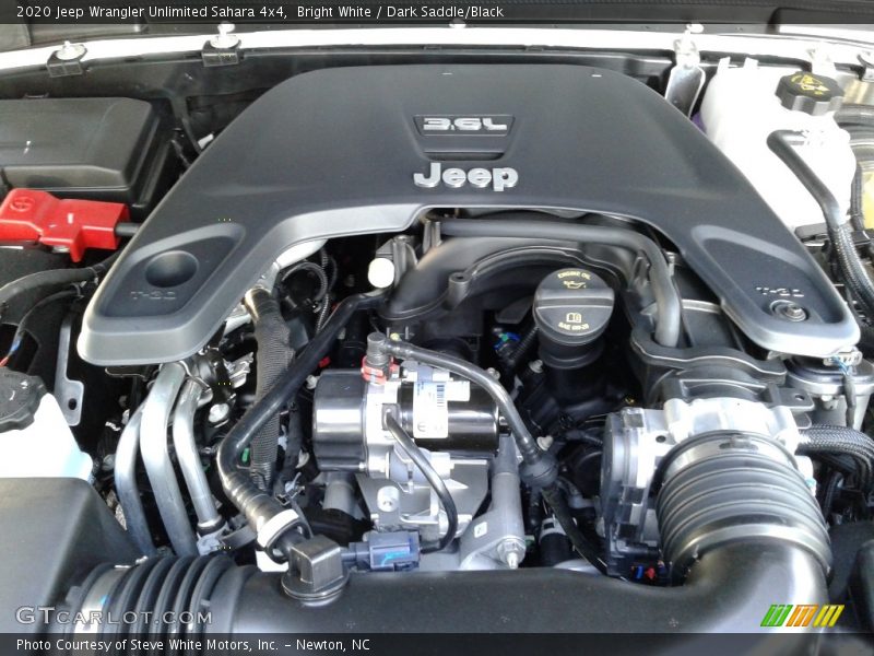 Bright White / Dark Saddle/Black 2020 Jeep Wrangler Unlimited Sahara 4x4