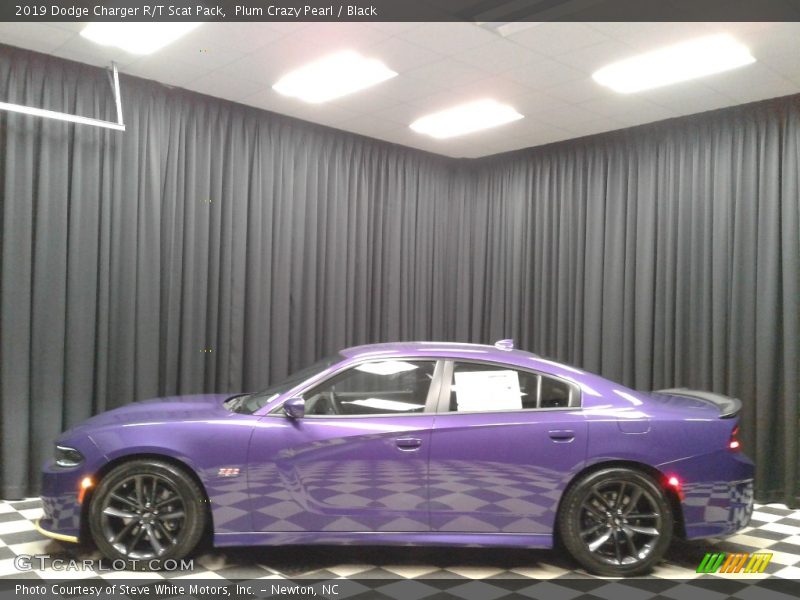 Plum Crazy Pearl / Black 2019 Dodge Charger R/T Scat Pack