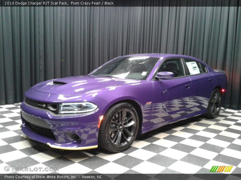 Plum Crazy Pearl / Black 2019 Dodge Charger R/T Scat Pack