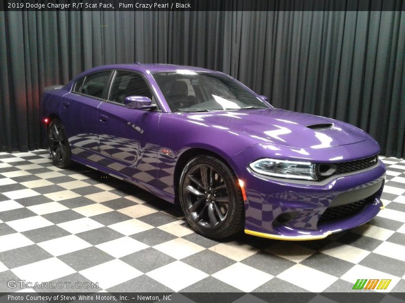 Plum Crazy Pearl / Black 2019 Dodge Charger R/T Scat Pack