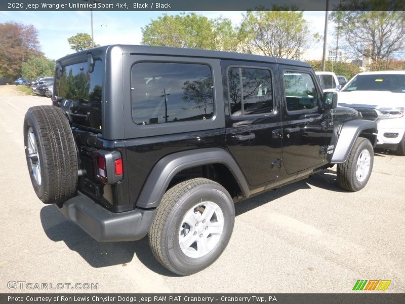 Black / Black 2020 Jeep Wrangler Unlimited Sport 4x4