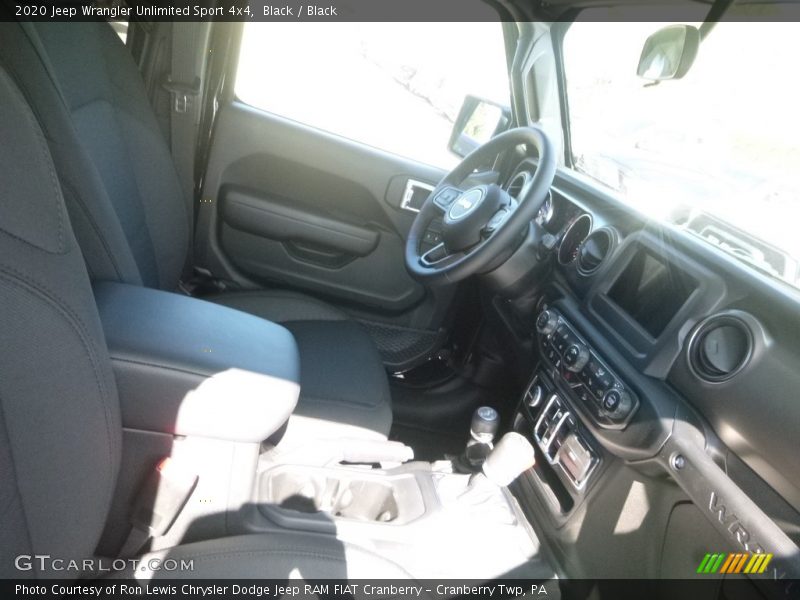Black / Black 2020 Jeep Wrangler Unlimited Sport 4x4