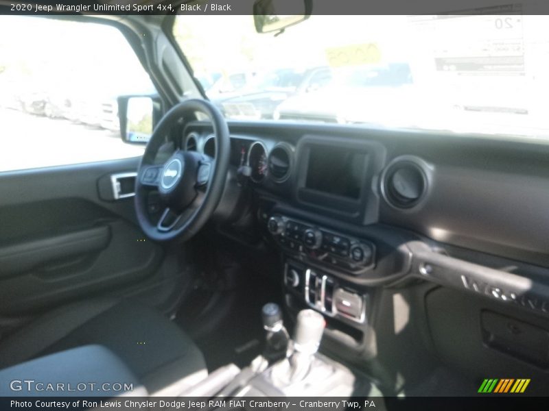 Black / Black 2020 Jeep Wrangler Unlimited Sport 4x4