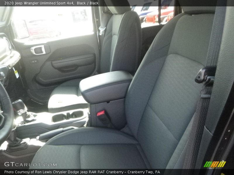 Black / Black 2020 Jeep Wrangler Unlimited Sport 4x4