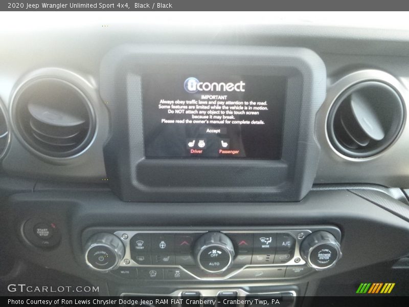 Black / Black 2020 Jeep Wrangler Unlimited Sport 4x4