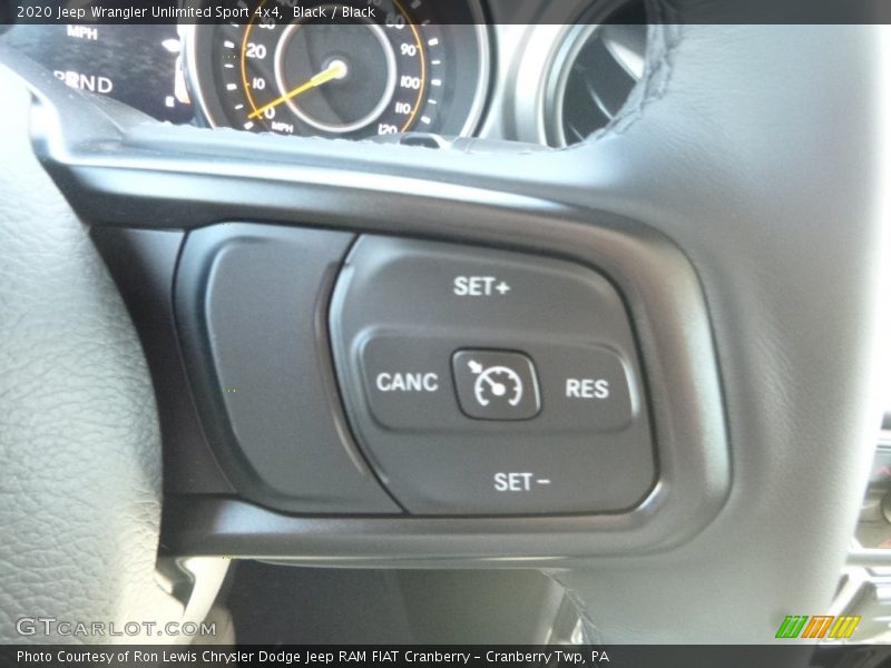 Black / Black 2020 Jeep Wrangler Unlimited Sport 4x4