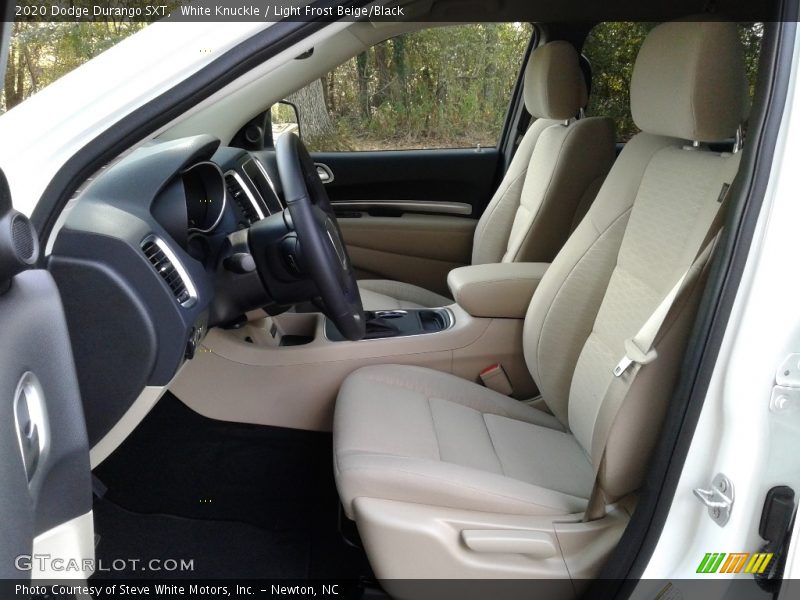  2020 Durango SXT Light Frost Beige/Black Interior