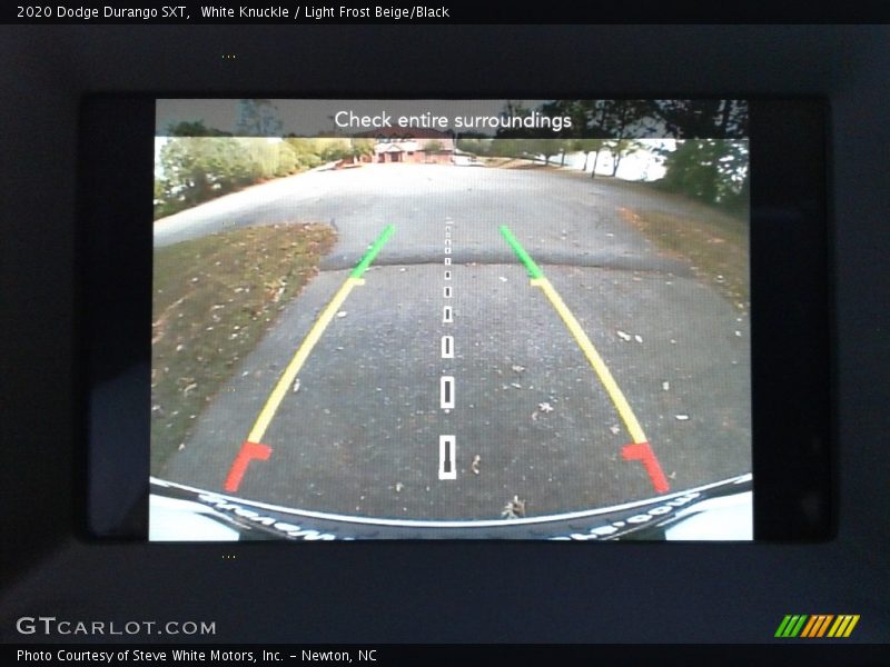 White Knuckle / Light Frost Beige/Black 2020 Dodge Durango SXT