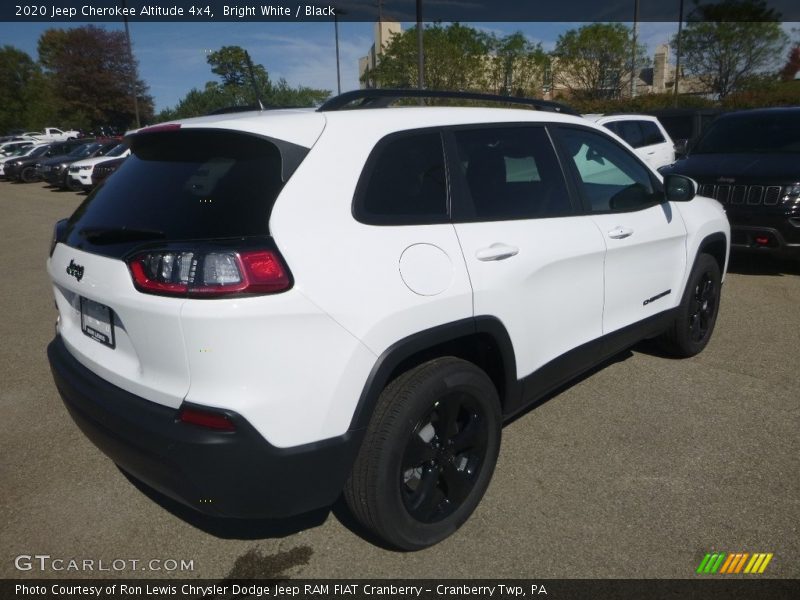 Bright White / Black 2020 Jeep Cherokee Altitude 4x4