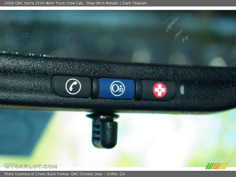 Silver Birch Metallic / Dark Titanium 2009 GMC Sierra 1500 Work Truck Crew Cab