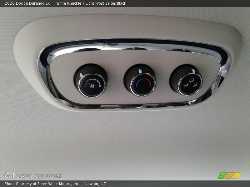 White Knuckle / Light Frost Beige/Black 2020 Dodge Durango SXT