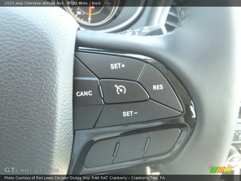Bright White / Black 2020 Jeep Cherokee Altitude 4x4