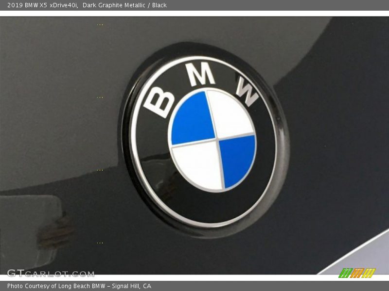 Dark Graphite Metallic / Black 2019 BMW X5 xDrive40i