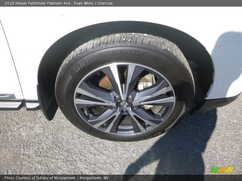 Pearl White / Charcoal 2018 Nissan Pathfinder Platinum 4x4