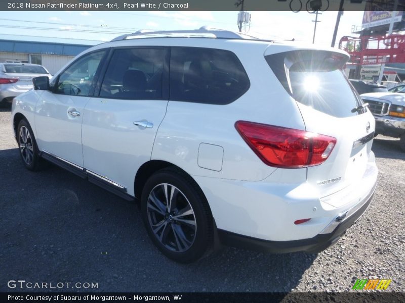 Pearl White / Charcoal 2018 Nissan Pathfinder Platinum 4x4