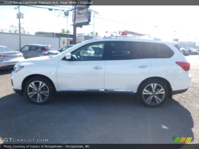 Pearl White / Charcoal 2018 Nissan Pathfinder Platinum 4x4