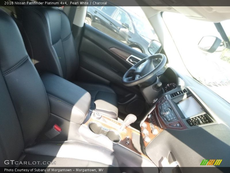 Pearl White / Charcoal 2018 Nissan Pathfinder Platinum 4x4