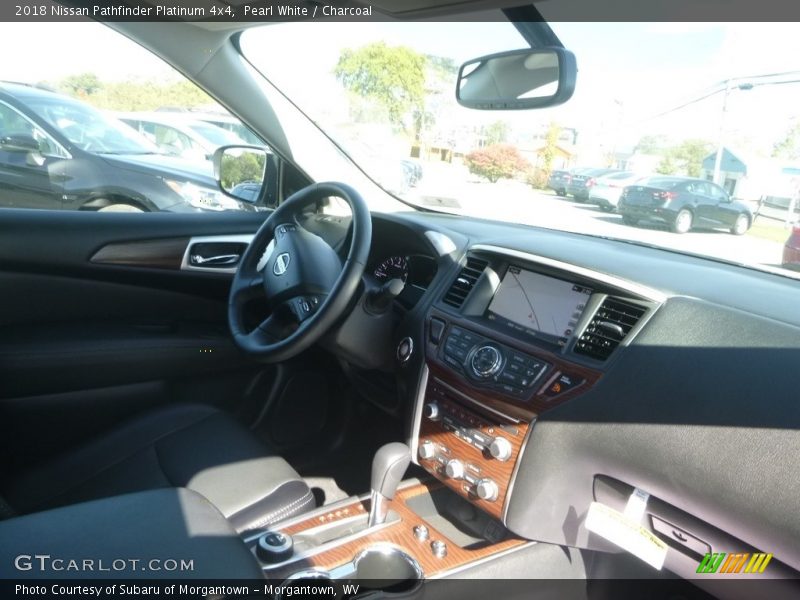 Pearl White / Charcoal 2018 Nissan Pathfinder Platinum 4x4