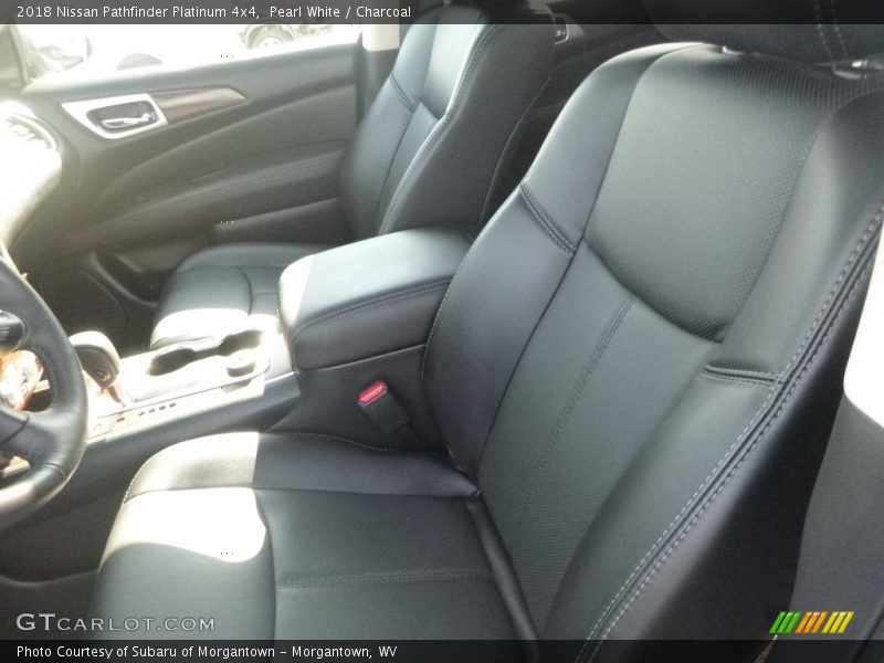 Pearl White / Charcoal 2018 Nissan Pathfinder Platinum 4x4